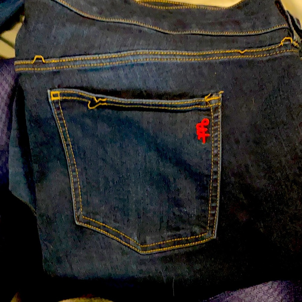 Molly & Isadora bootcut jeans, dark wash, 24W